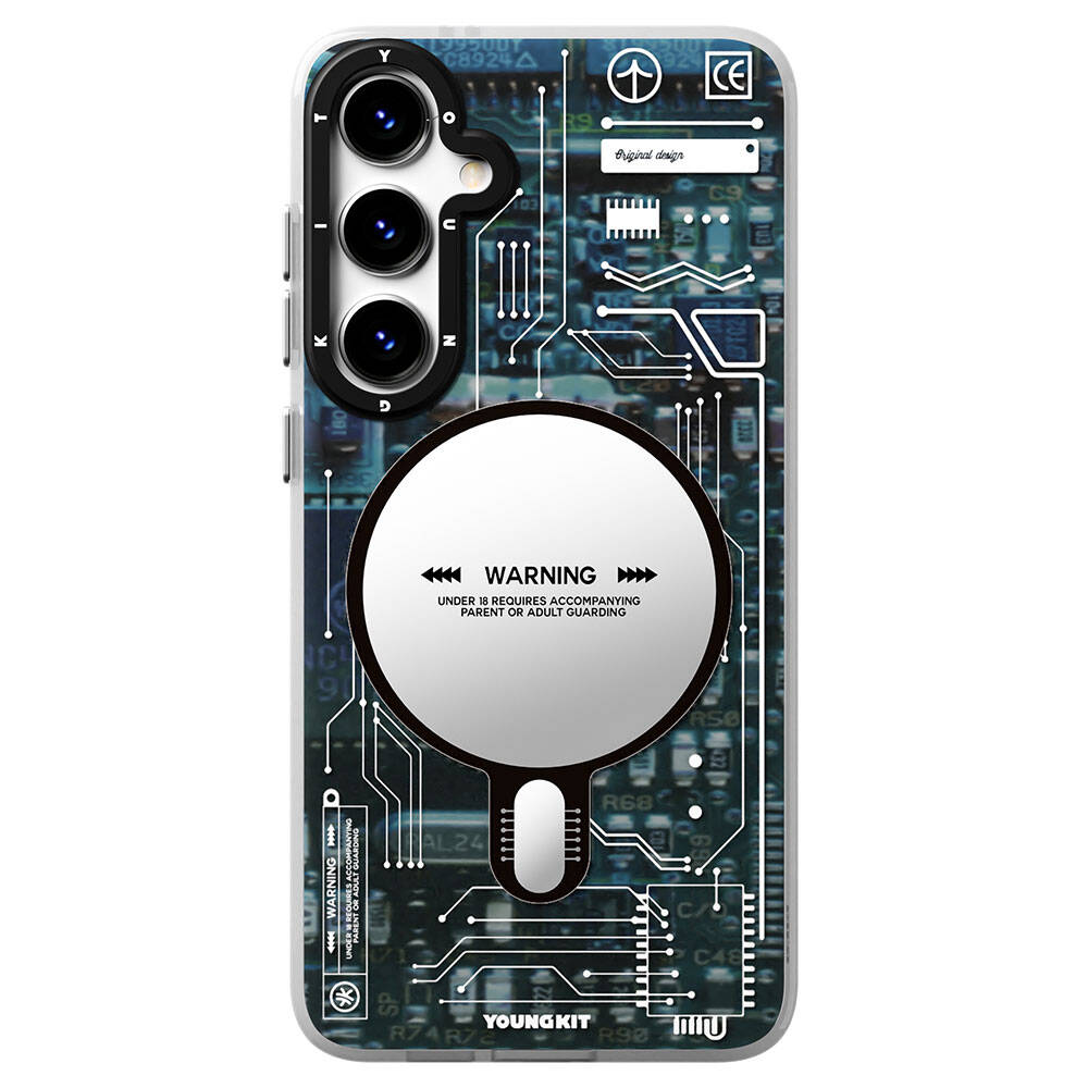 YoungKit Technology Serisi Galaxy S24 Magsafe Şarj Özellikli Telefon Kılıfı - 5 YoungKit Technology Serisi Galaxy S24 Magsafe Şarj Özellikli Telefon Kılıfı - 5